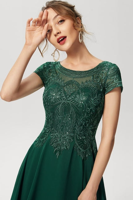 Robe Trapèze Éclat Argenté