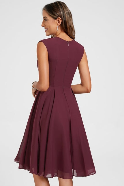 Robe Trapèze Émeraude Volante - gallery 6