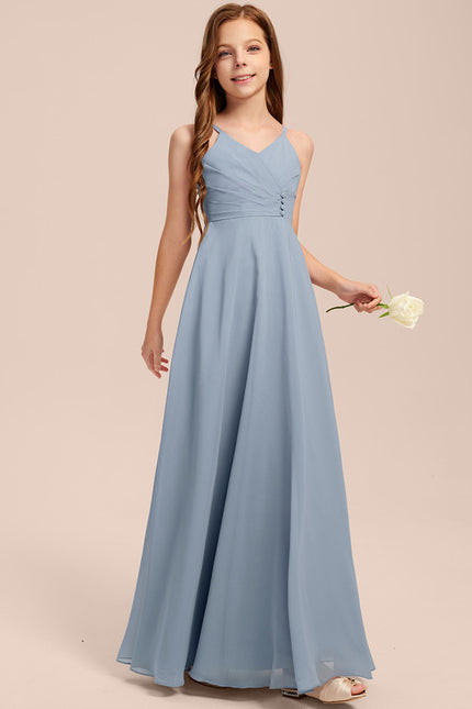 Robe Trapèze Vert Doux Éclat - gallery 5