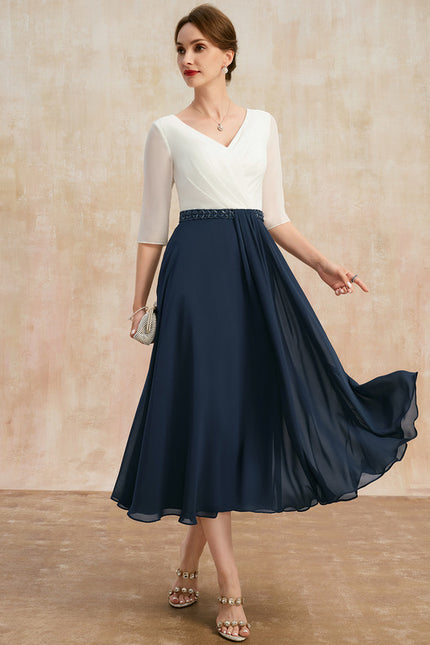 Robe Trapèze Éclat De Vague