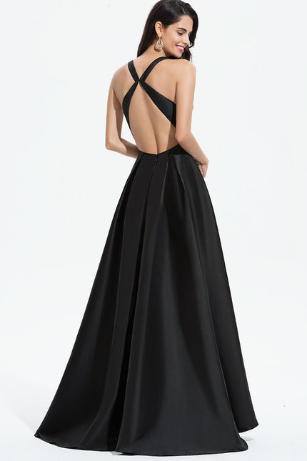 Robe Trapèze Floral Satinée - gallery 4
