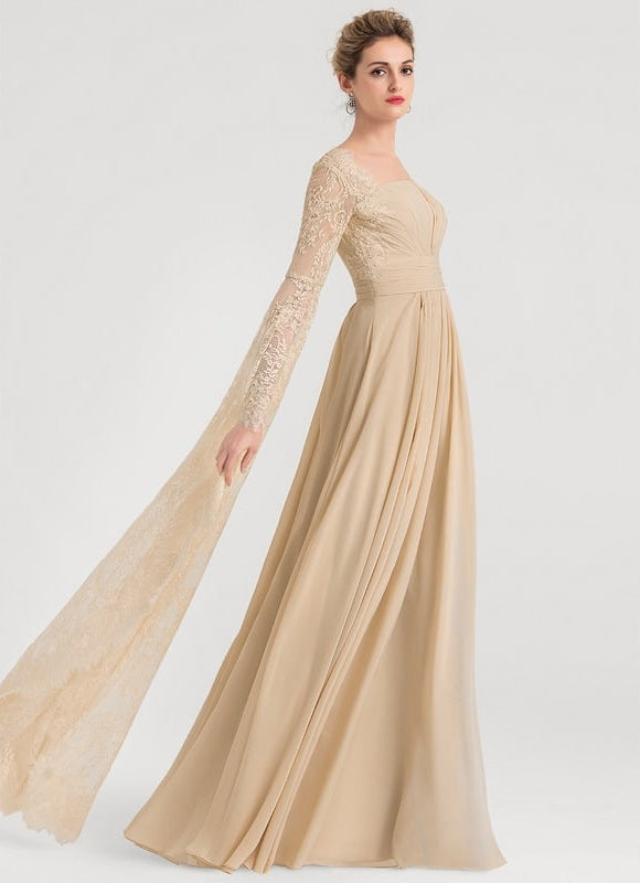 Robe Trapèze Voile Éthéré - gallery 2