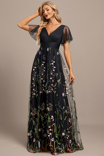 Robe Trapèze Féerie Florale - gallery 4