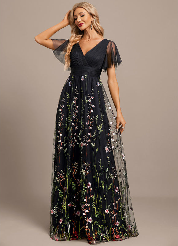 Robe Trapèze Féerie Florale - gallery 4