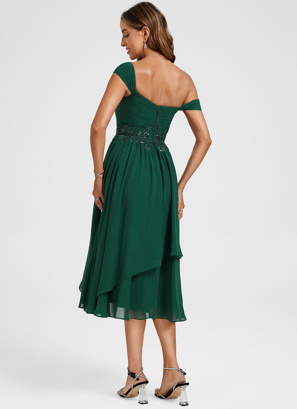 Robe Trapèze Aérienne Élégante - gallery 6