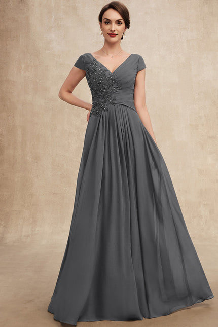 Robe Trapèze Sérénité Charbonnée - gallery 1