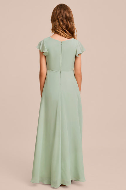 Robe Trapèze Brise De Menthe - gallery 5