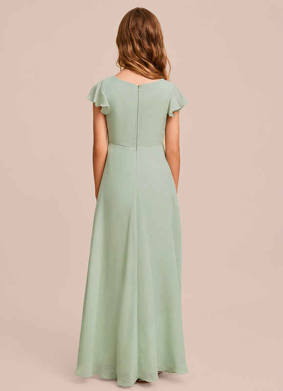 Robe Trapèze Brise De Menthe - gallery 5