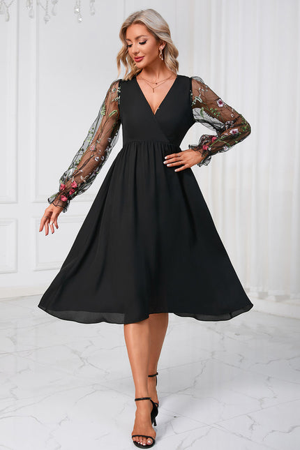 Robe Trapeze Fleurie - gallery 1