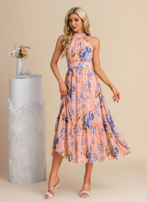 Robe Trapèze Fleurie Légère - gallery 8