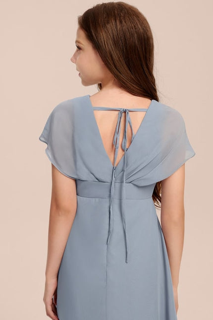 Robe Trapèze Vert Doux Éclat - gallery 4