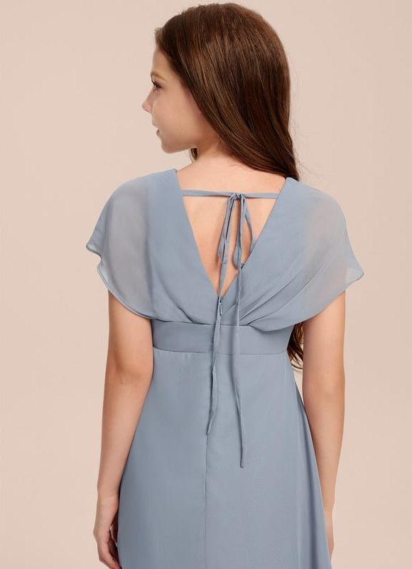 Robe Trapèze Vert Doux Éclat - gallery 4