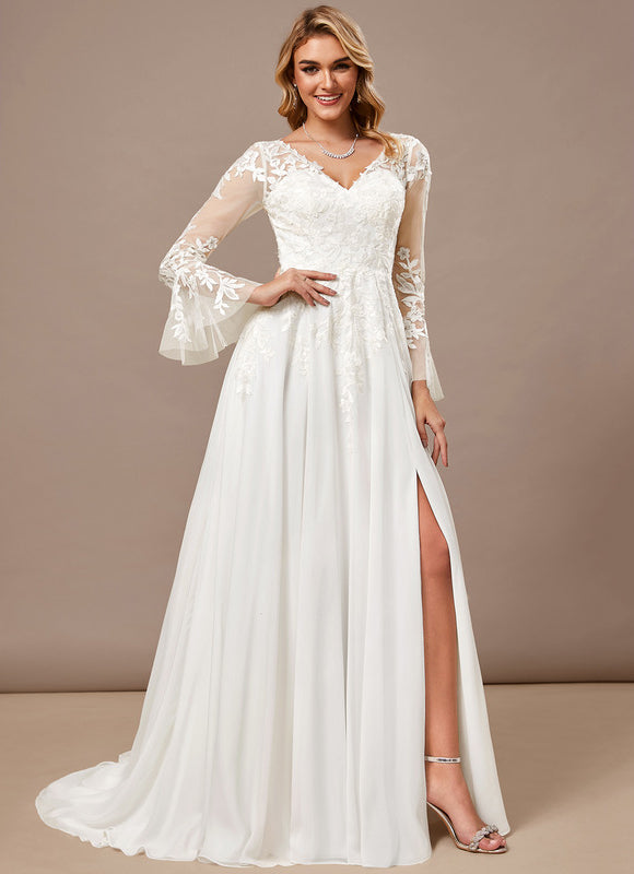 Robe De Mariee Trapeze Femme Ronde - gallery 3