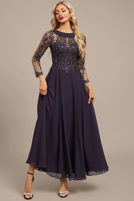 Robe Trapèze Satin Prunelle - gallery 5