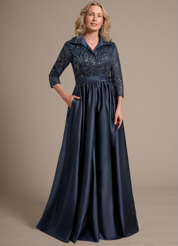 Robe Trapèze Chic Étoilé - gallery 2