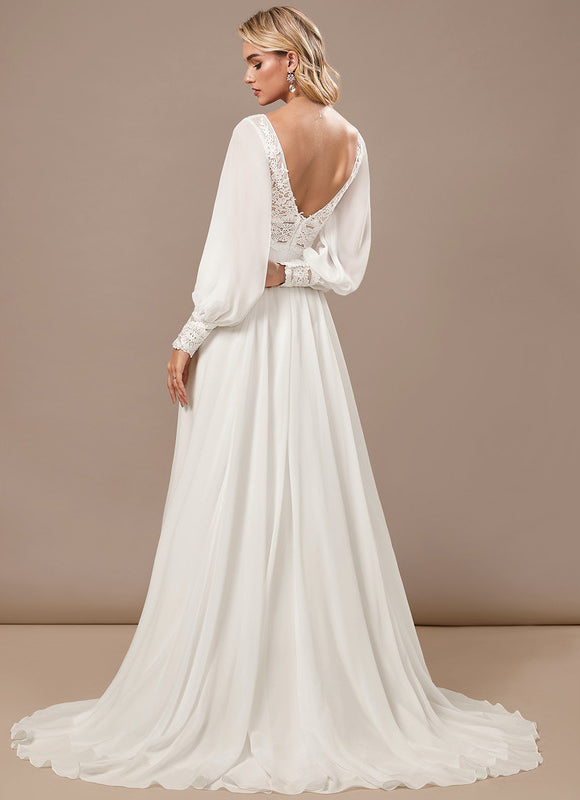 Robe Trapèze Éthérée Satinée - gallery 5