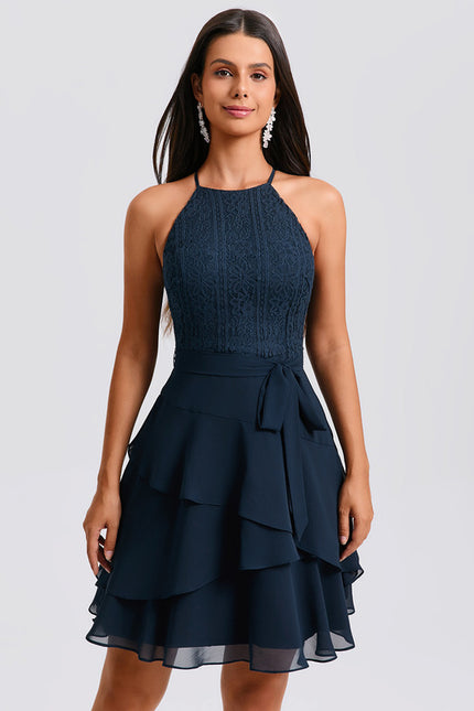 Robe Trapèze Courte Festive - gallery 3