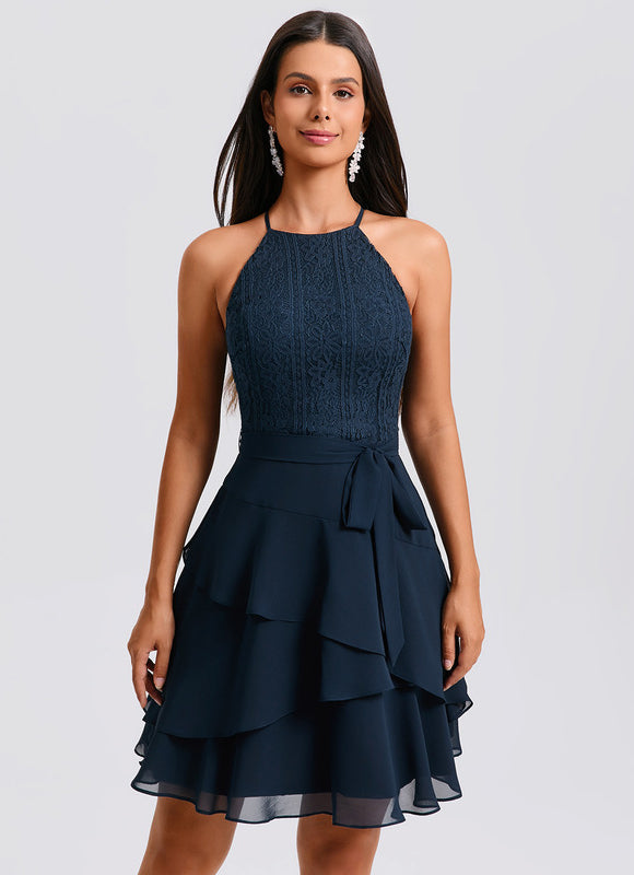 Robe Trapèze Courte Festive - gallery 3