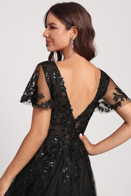 Robe Trapèze Élégance Mystérieuse - gallery 7