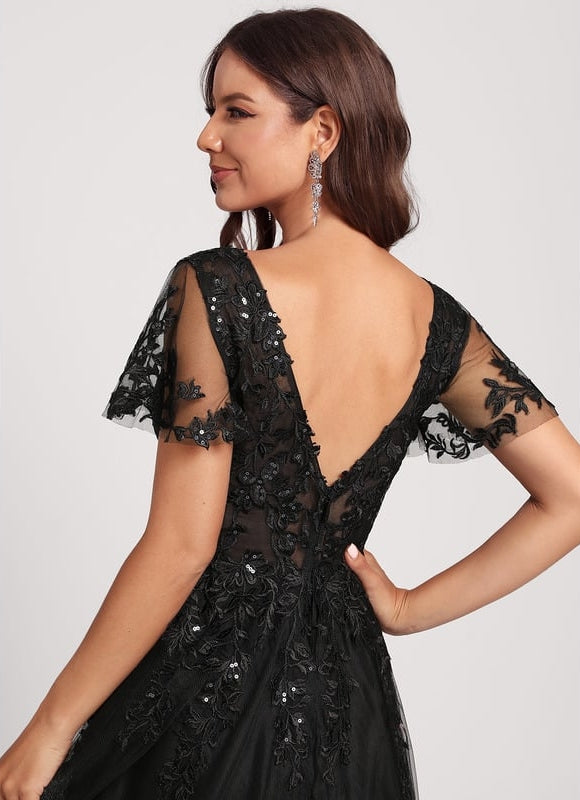 Robe Trapèze Élégance Mystérieuse - gallery 7