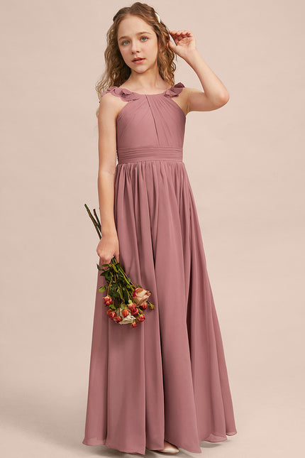 Robe Trapèze Mousseline Fleurie - gallery 3