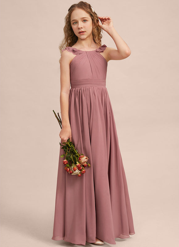 Robe Trapèze Mousseline Fleurie - gallery 3