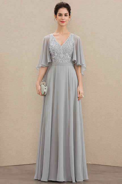 Robe Trapèze Satinée Étoilée - gallery 1