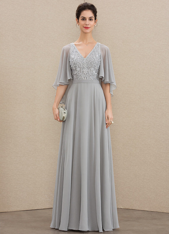 Robe Trapèze Satinée Étoilée - gallery 1
