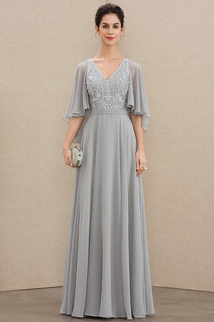 Robe Trapèze Satinée Étoilée - gallery 1