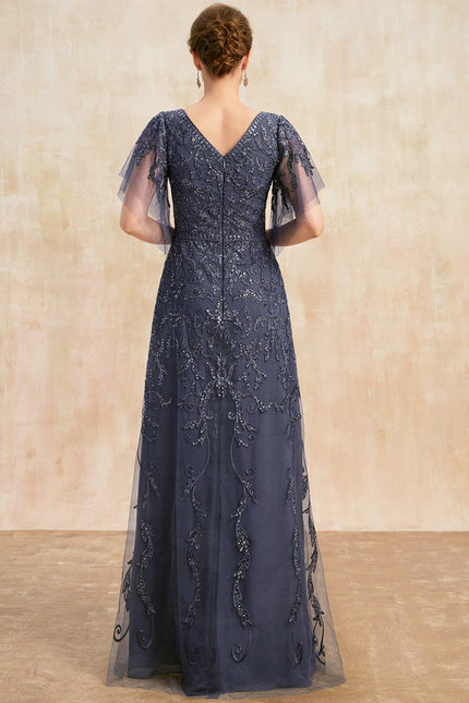 Robe Trapèze Élégance Tulle Cristal - gallery 5