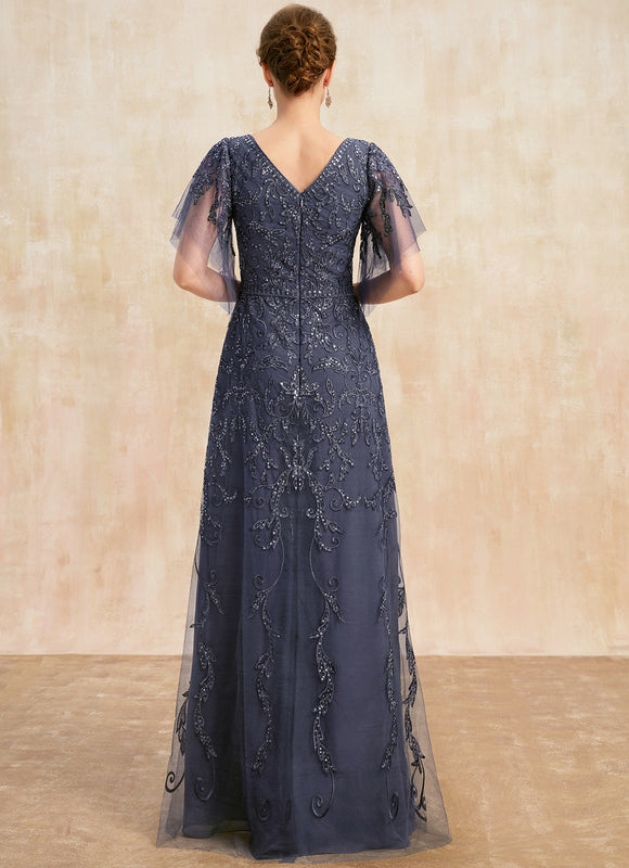 Robe Trapèze Élégance Tulle Cristal - gallery 5