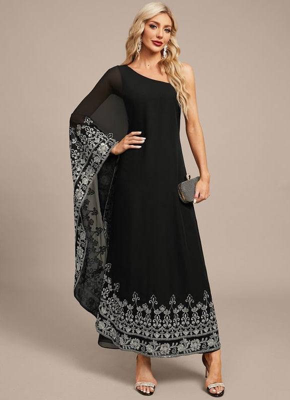 Robe Trapèze Chic Monochrome