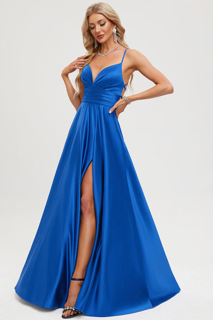 Robe Trapèze Éclat Rubis Flottant - gallery 2