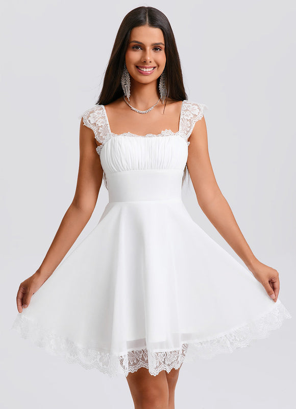 Robe Trapèze Éclat Cristal