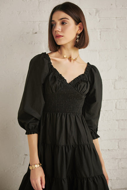 Robe Trapèze Fuchsia Chic - gallery 3
