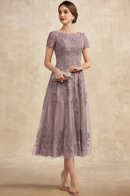 Robe Trapèze Lavande Éthérée