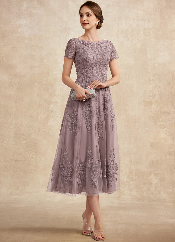 Robe Trapèze Lavande Éthérée