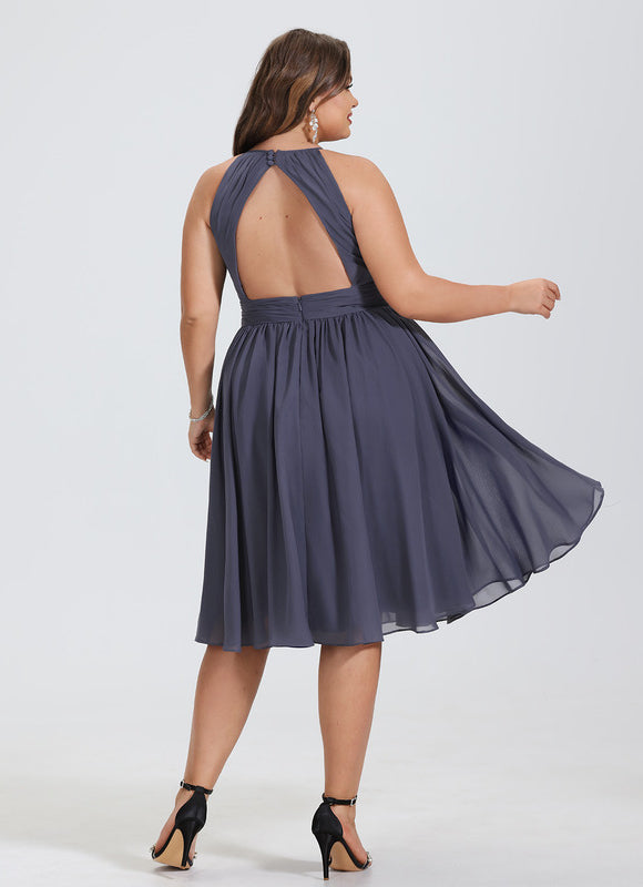 Robe Trapèze Mouvement Éthéré - gallery 7