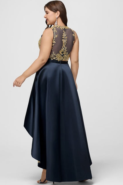Robe Trapèze Satin Étoile Mystique - gallery 7