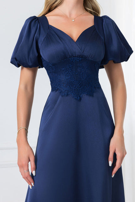 Robe Trapèze Nuit Élégante - gallery 4