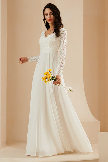 Robe Trapèze Éblouissante Aérienne - gallery 3