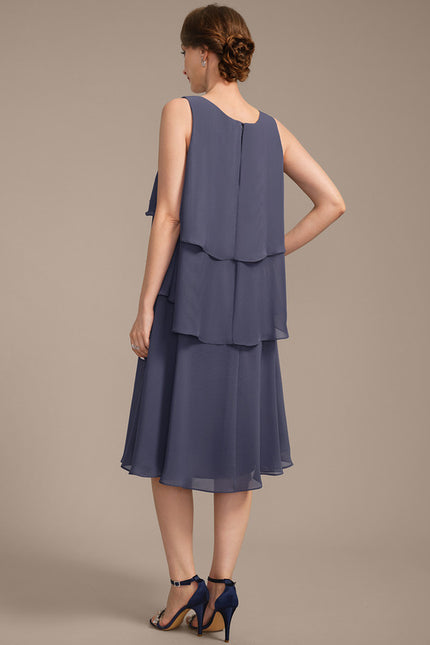 Robe Trapèze Sérénité Mauve - gallery 7