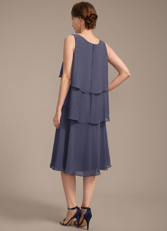 Robe Trapèze Sérénité Mauve - gallery 7